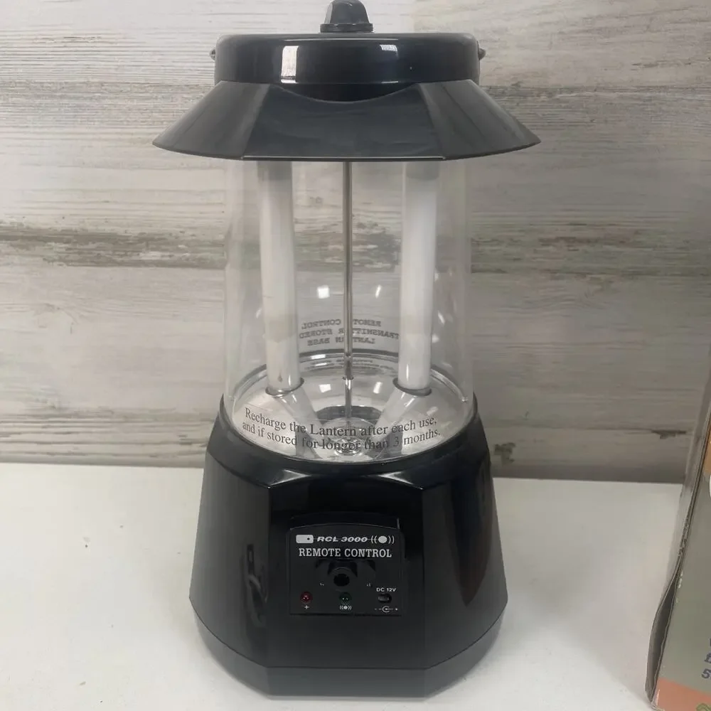 RCL 3000 Vintage Rechargeable Remote-Control‎ Lantern-NEW BATTERY-Tested